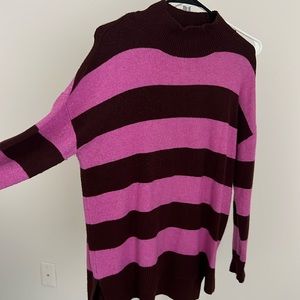 Stripped Loft oversized Sweater
